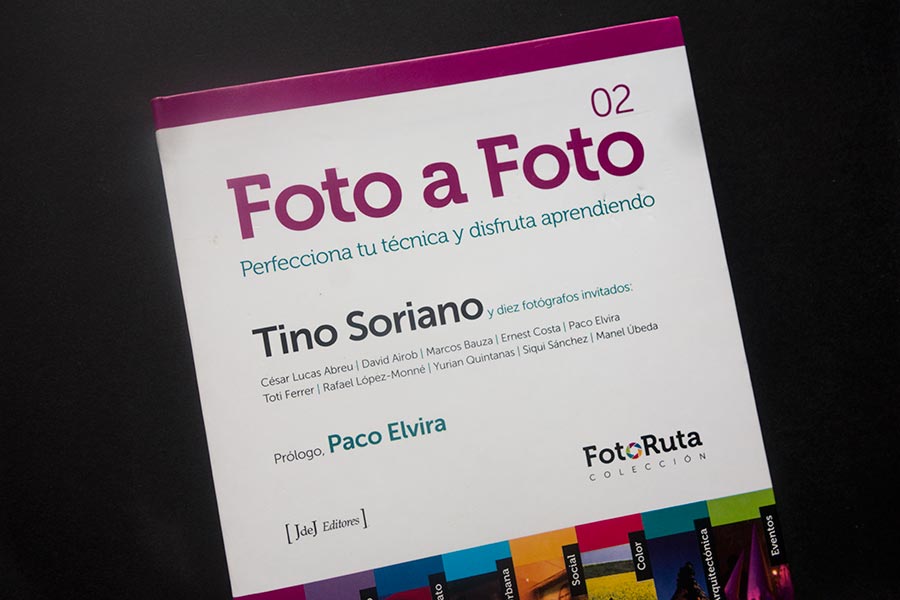 Portada, libro "Foto a Foto", colección Fotoruta, de Tino Soriano