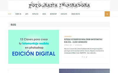 Portada del Blog Fotografía Inspiradora