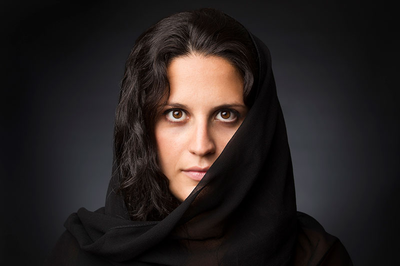 Retrato, fotografía de estudio
