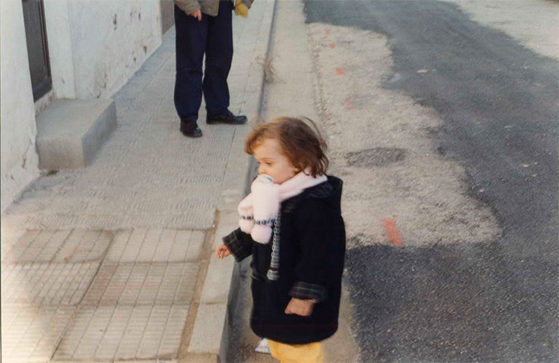 fotografía retrato a una primita, inicios Braulio