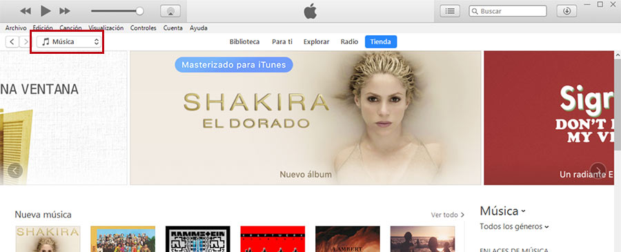 Dejar reseña en iTunes, cambiar a podcasts