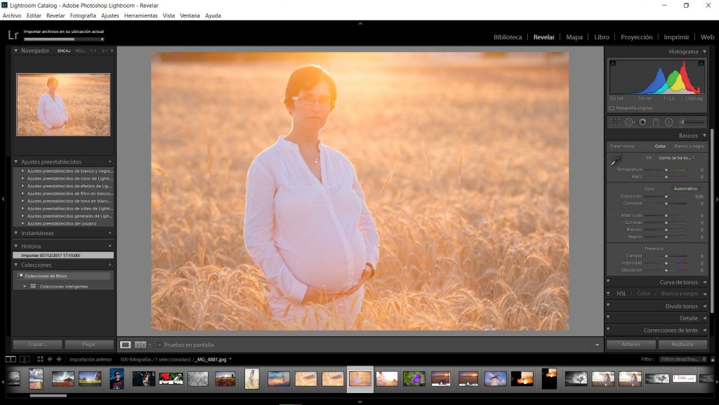 Programa de revelado Adobe Lightroom