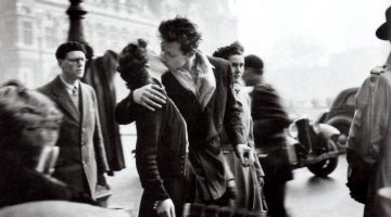 Fotografía "El beso" de Robert Doisneau