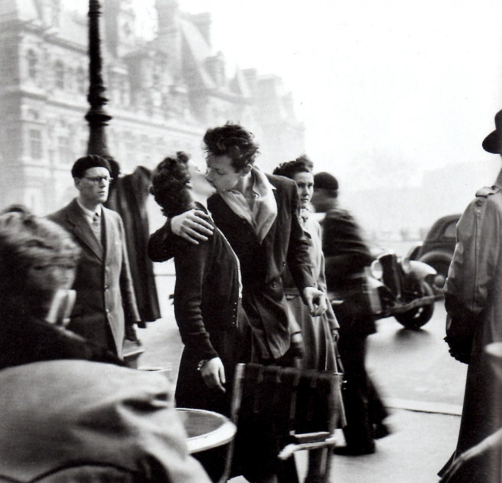 Fotografía "El beso" de Robert Doisneau