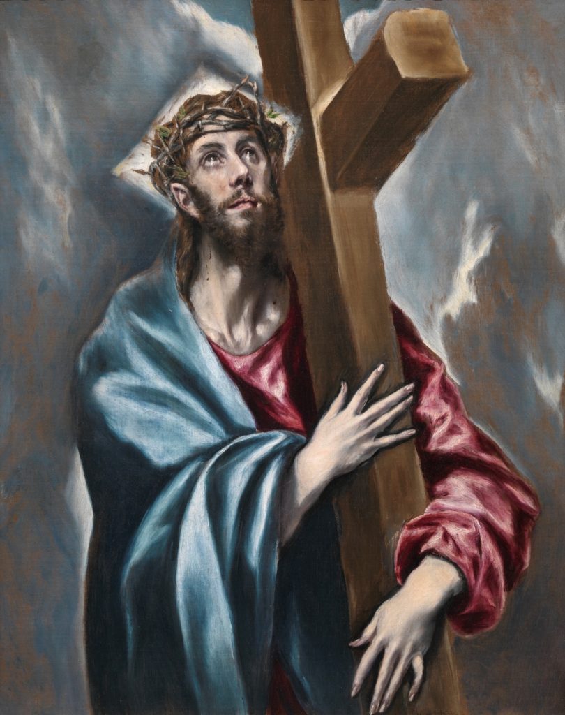 Cuadro "Cristo abrazado a la cruz", El Greco